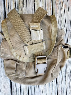 USED USMC-1 Qt Canteen Pouch/General Purpose Pouch Coyote **Call 910-347-3520 for pricing and availability**